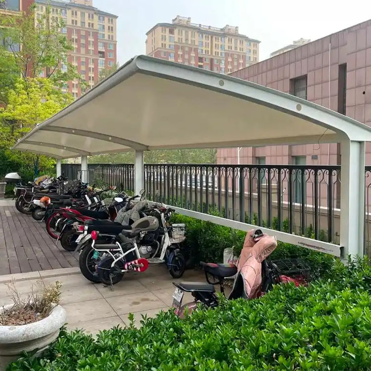 慈利县膜结构电动车棚